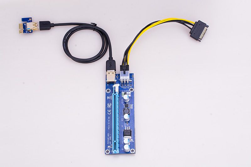 009s PCI-E Riser Card Extender USB 3.0 Adapter Cable PCI 1X 4X 8X 16X Extender Riser for Video Card for GPU Miner Mining