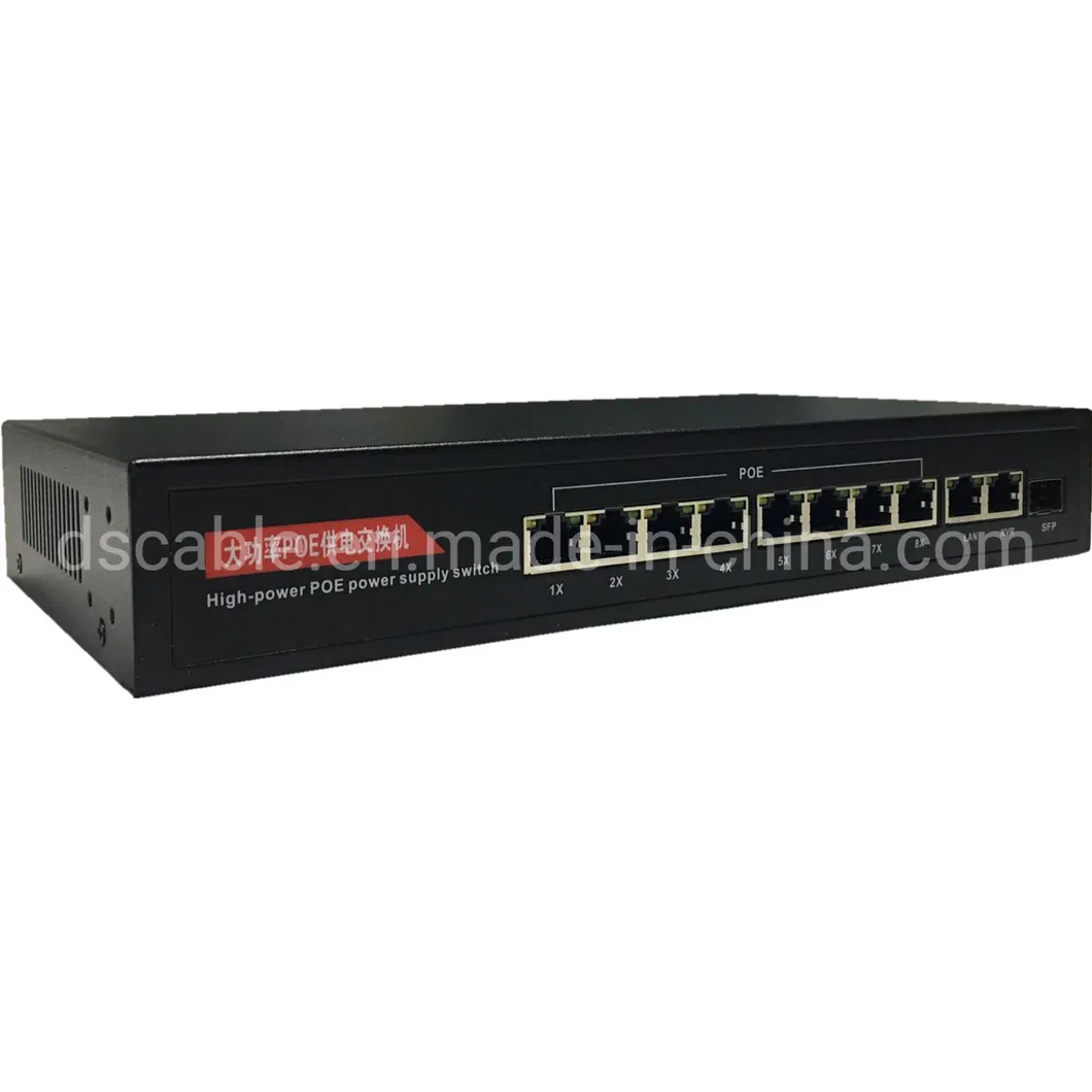 16fe Port 2ge up Link 1SFP Port Poe Switch Built-in 52V 300W Power Supply