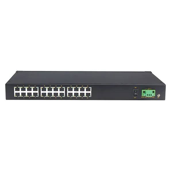 4 SFP Ports 24 100m Ports Rack-Mount Layer 2 Unmanaged Ethernet Switch Fiber Optic Equipment