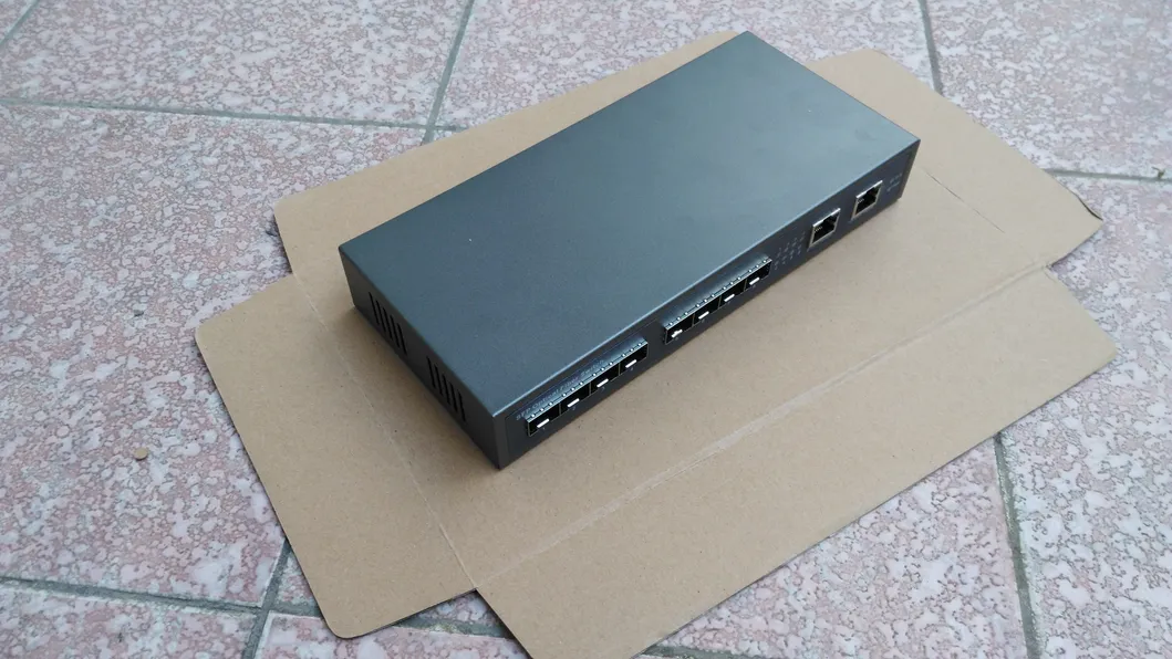 8 Giga SFP+2tx Fiber Switch10/100/1000Mbps (TS0802G)
