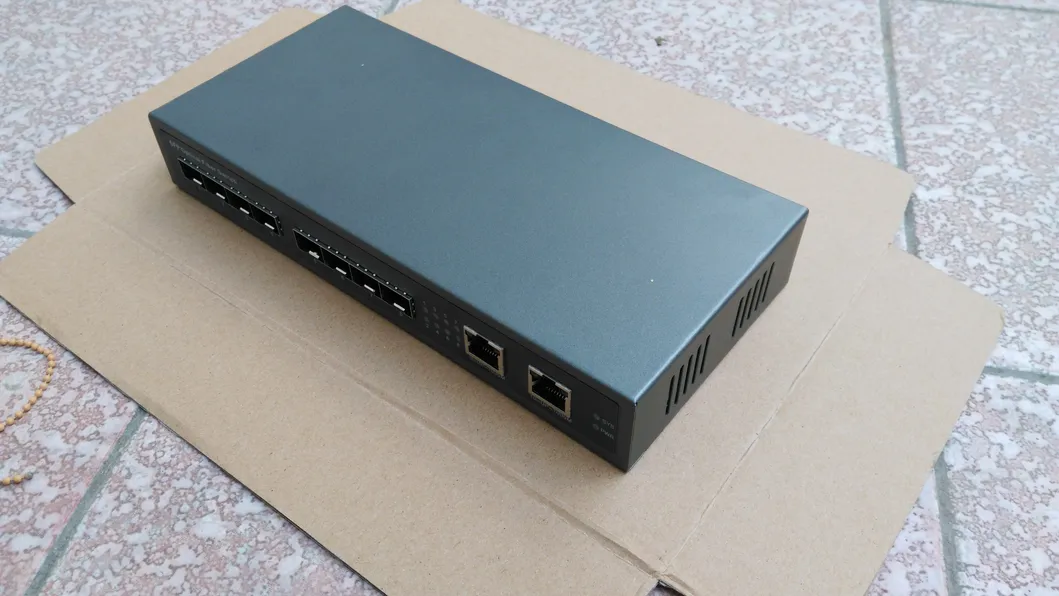 8 Giga SFP+2tx Fiber Switch10/100/1000Mbps (TS0802G)