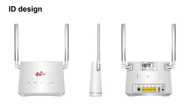 B610 4G CPE Lte Indoor Wireless Router / 4 Lte Router