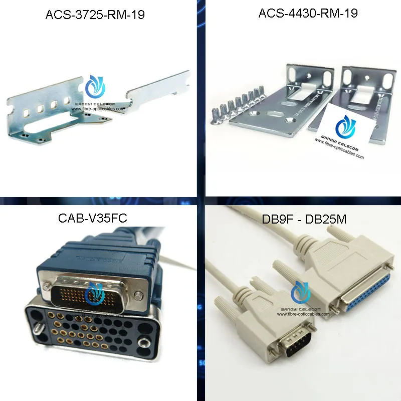 Cisco 1ru Accessory Kit (C3KX-RACK-KIT Kit, Console & AC Cord)
