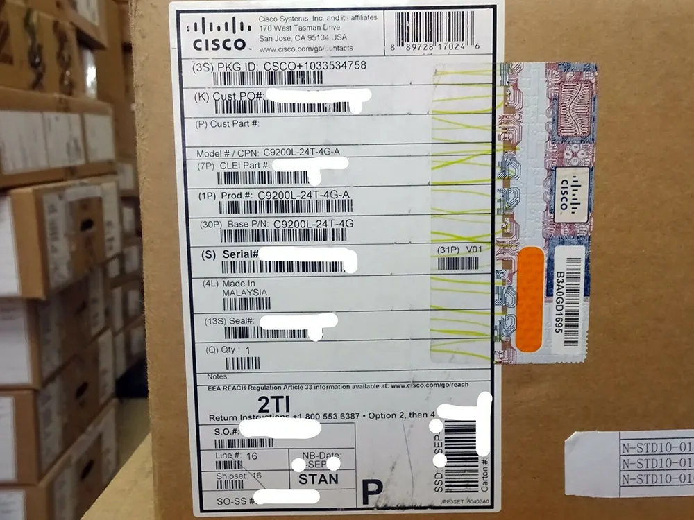 Cisco C9200-24p-a Catalyst 9200 24-Port Poe+, Network Advantage Switch