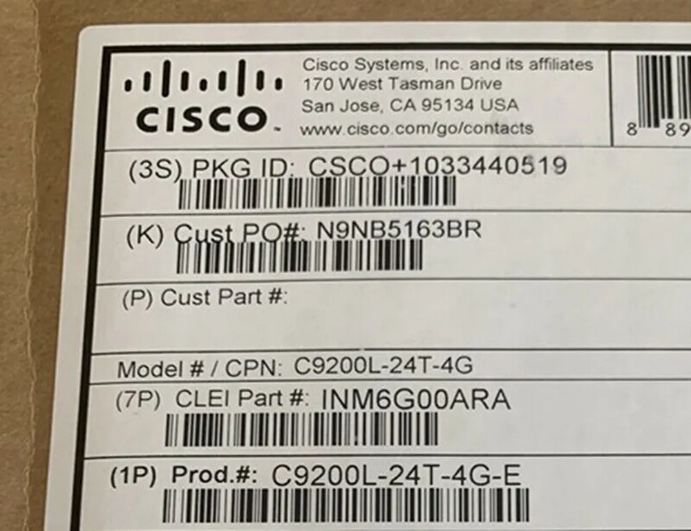 Cisco C9200-24p-a Catalyst 9200 24-Port Poe+, Network Advantage Switch