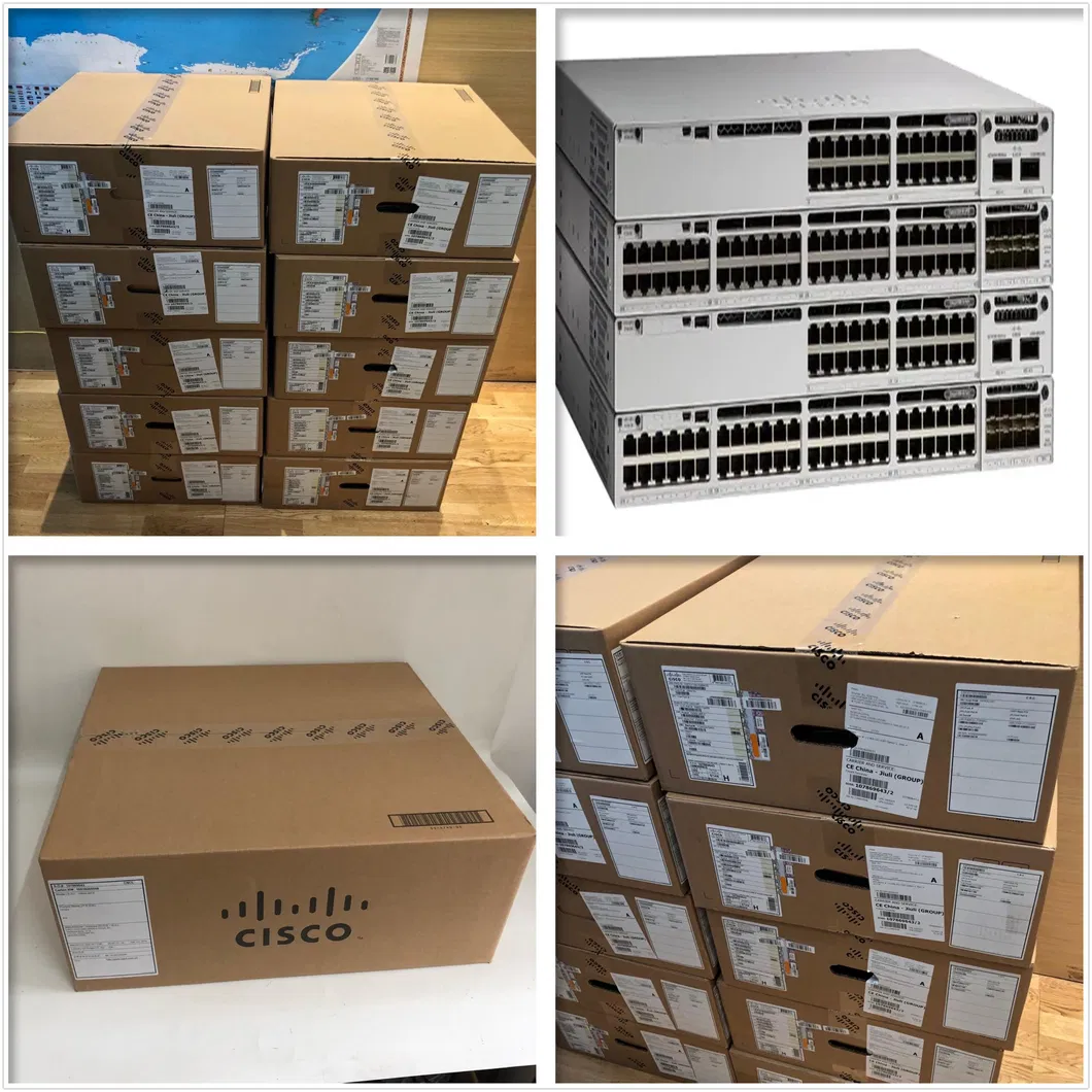 Cisco Original 9300 Series 48 Port Poe+ Switch C9300-48p-1e