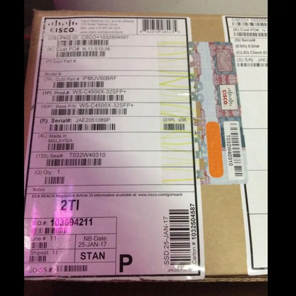 Cisco Ws-C3750X-48p-L Catalyst 3750X 48 Port Poe LAN Base Ethernet Switch