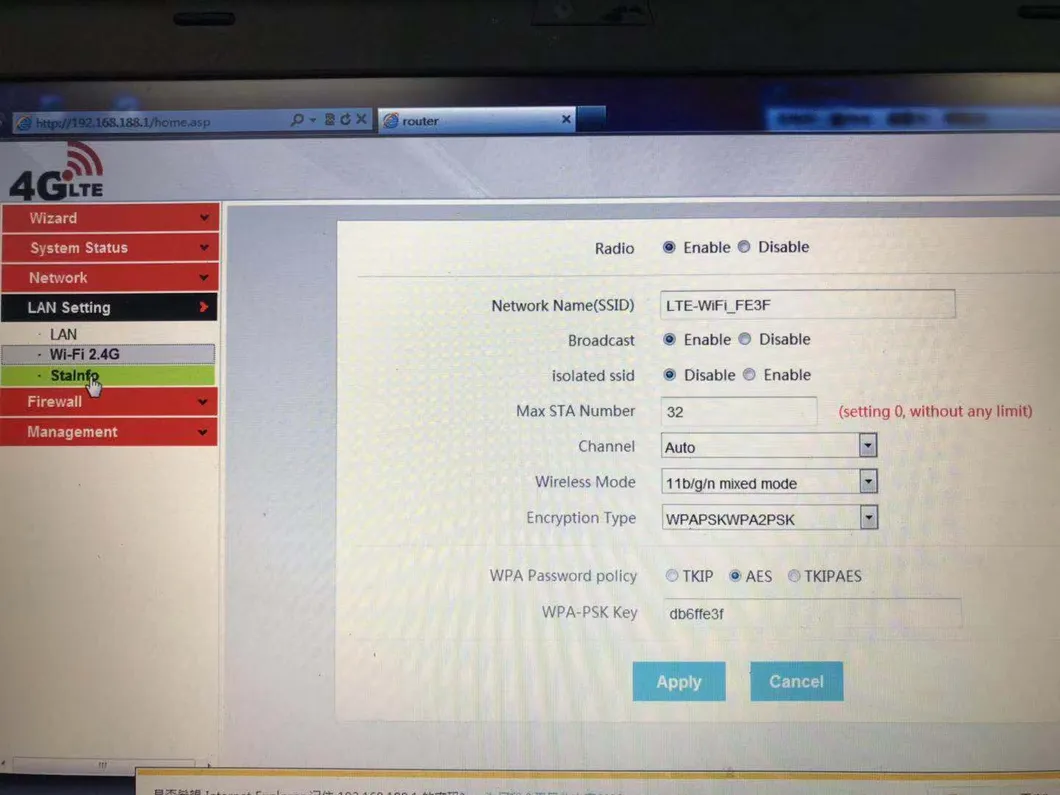 Desk CPE Router with 4*LAN1*Wan Port