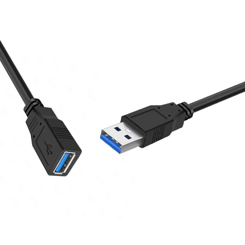 Fast Speed USB 3.0 Am to Af Extention Cable for Data Transfer and Charging 5gbps