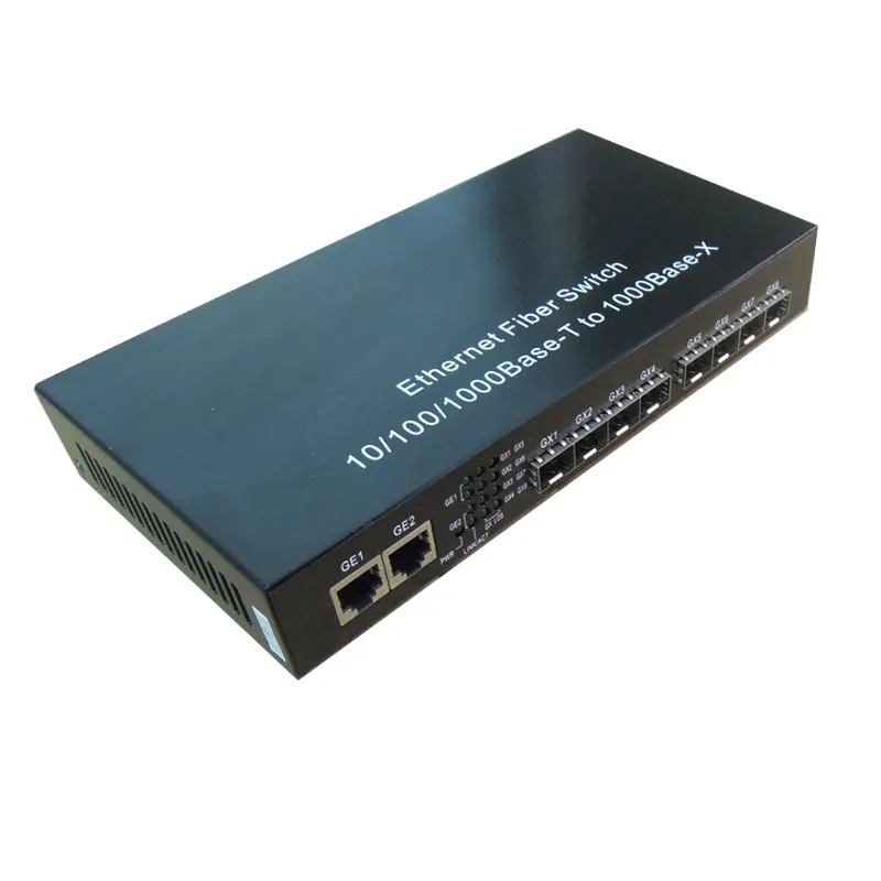Fiber Switch with 8*SFP+2*Tx Full Gigabit Unmanned (TS1008GF)