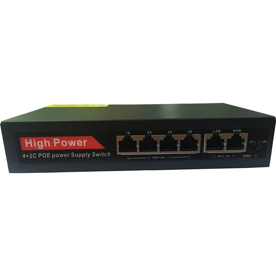 Full Gigabit 24 Ports Poe Switch with 2 SFP up Link 450W