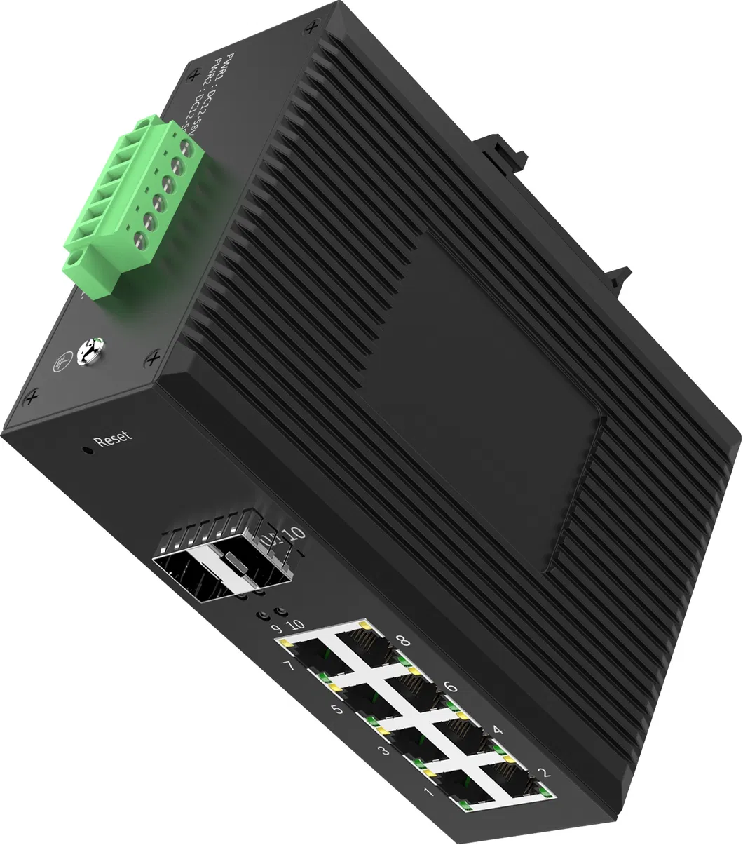 Gigabit Ethernet Managed Industrial Switch 8fx 2ge Ports
