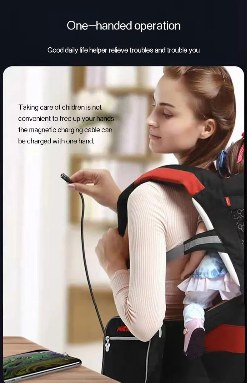 High Quality Magnetic Charging USB Cable Syncing Nylon Braided for Lightning, Micro, Type C