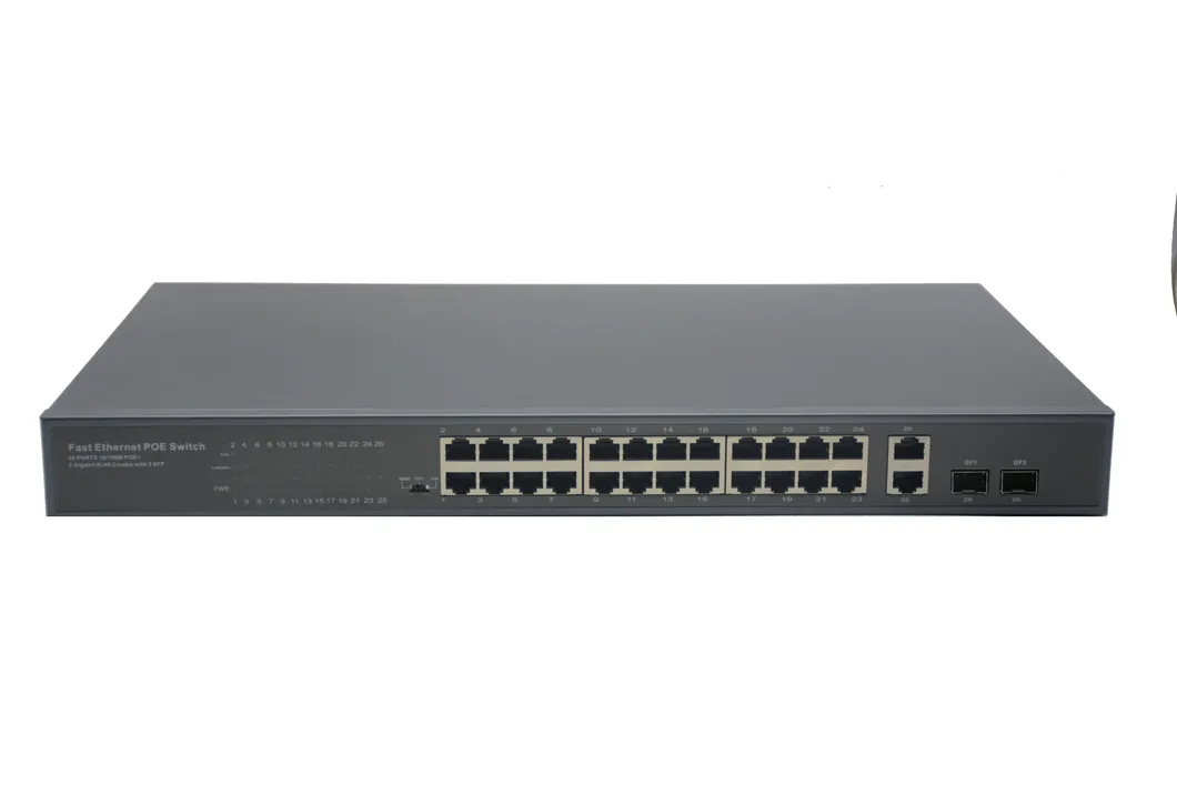 Huawei  Style 24 Port Poe +2 Giga +2 SFP Combo Port 300W High Power Over Fast Ethernet Switch 100Mbps