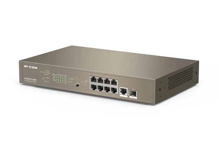 Layer3 8-Port Managed Gigabit Ethernet Poe Switch with 2 Gbe SFP Port