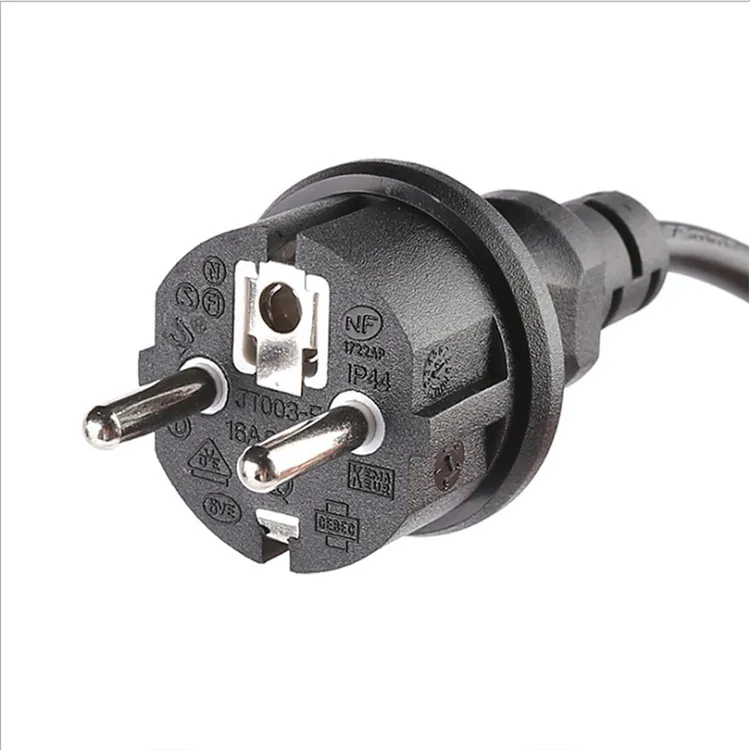 PC Cable EU Power Cord PVC Power Cords of Computer Monitor with Plug Cord European Power Cord Charger